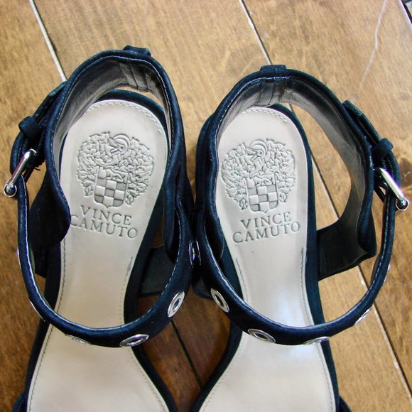 Vince Camuto Black Leather sandals size 7.5 - Picture 11 of 15